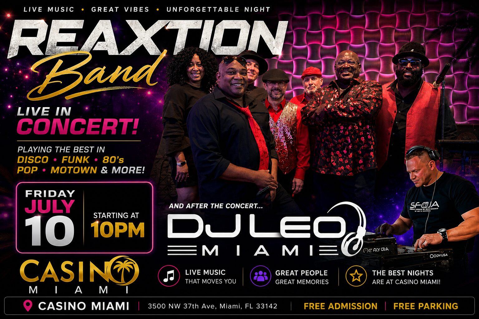 reaxtion band flyer 7 10b